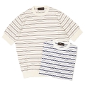 �t�B���b�| �f ���[�����e�B�X / FILIPPO DE LAURENTIIS / �j�b�g T�V���c / Sublime cotton / �\�t�g�R�b�g�� �N���[�l�b�N / �{�[�_�[�� / 6110-GC1MC54�y�l�C�r�[ / �O���[�W���z
