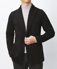 �����f�B�[�j / LARDINI / �_�u�� �j�b�g �W���P�b�g / �E�[�� / LJM57J / CN65000�y999.�u���b�N�z