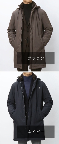 �w���m / HERNO / �G�R�t�@�[�t�[�f�b�h �R�[�g / �����i�C���� / �X�g���b�` / ���ȓ��� / PA00032UR-12742S �y8800.�u���E�� / 9200.�l�C�r�[�z