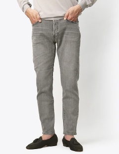 ���b�h �J�[�h / RED CARD / �f�j�� �p���c / �E�H�b�V���h �X�g���b�` / ���Y�� �v���X / Rhythm + / Slim Tapered / 88M86801-kita-vintage Light Grey �y���[�Y�h�O���[�z