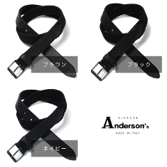 �A���_�[�\���Y / Anderson's / ���U�[ �~ �S�� ���b�V�� �x���g �y�u���E��/�l�C�r�[/�u���b�N�z