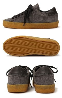 �f�C�g / D.A.T.E. / �X�j�[�J�[ / �N���[�v�\�[�� / HILL LOW VELOUR GRAY�y�O���[�z