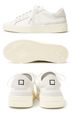 �f�C�g / D.A.T.E. / �X�j�[�J�[ / SONICA CALF WHITE�y�z���C�g�z