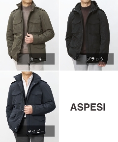 �A�X�y�W / ASPESI / �~�j�t�B�[���h�x���g / MINIFIELD VENTO / M65�^ �u���]�� / �@�\�����ȓ��� / SLIMFIT �y1237.�J�[�L / 1101.�l�C�r�[ / 1241.�u���b�N�z