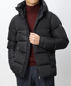 �w���m / HERNO / �_�E���u���]�� / �A�u�\���[�g�u���b�N / ABSOLUTE BLACK / �|�[���e�b�N / POLAR-TECH / �t�[�h�t�� /  ���� / PI001390U-12918 �y9300.�u���b�N�z