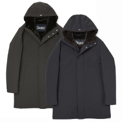 �w���m / HERNO / �t�[�f�b�h �R�[�g / �i�`�������X�g���b�` / �G�R�t�@�[ / ���ȓ��� / PA000190UU-12923 �y9200.�l�C�r�[ / 9300.�u���b�N�z