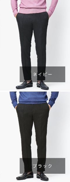 �W���u�X�A���L���B�I / giabsarchivio / �}�T�b�`�� / MASACCIO / �����b�N�X �p���c / WASHABLE SAXONY STRIPE / �E�H�b�V���u�� �E�[���T�L�\�j�[�X�g���C�v / �X�g���b�` �E�G�X�g�S�� / A7072R �y�l�C�r�[/�u���b�N�z