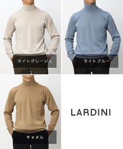 �����f�B�[�j / LARDINI / �^�[�g���l�b�N�j�b�g / ���� / �n�C�Q�[�W �����m�E�[�� / MML434-CN64021 �y���C�g�O���[�W�� / �L������ / ���C�g�u���[�z