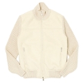 �O�����T�b�\ / GRANSASSO / �T���g���A�� / SARTORIAL / �X�^���h ZIP �n�C�u���b�h�u���]�� / �E�[�� �j�b�g �~ �t�F�C�N���[�g�� / 13129-58001�y���C�g�x�[�W���z