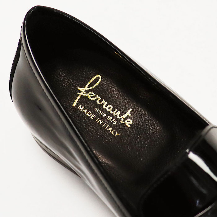 フェランテ / FERRANTE / ISEO / エナメルレザー ローファー